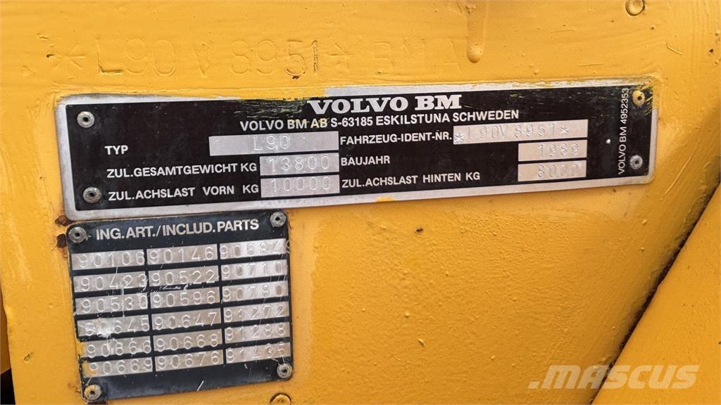 Volvo L90 LASTMASKIN Hjullastere