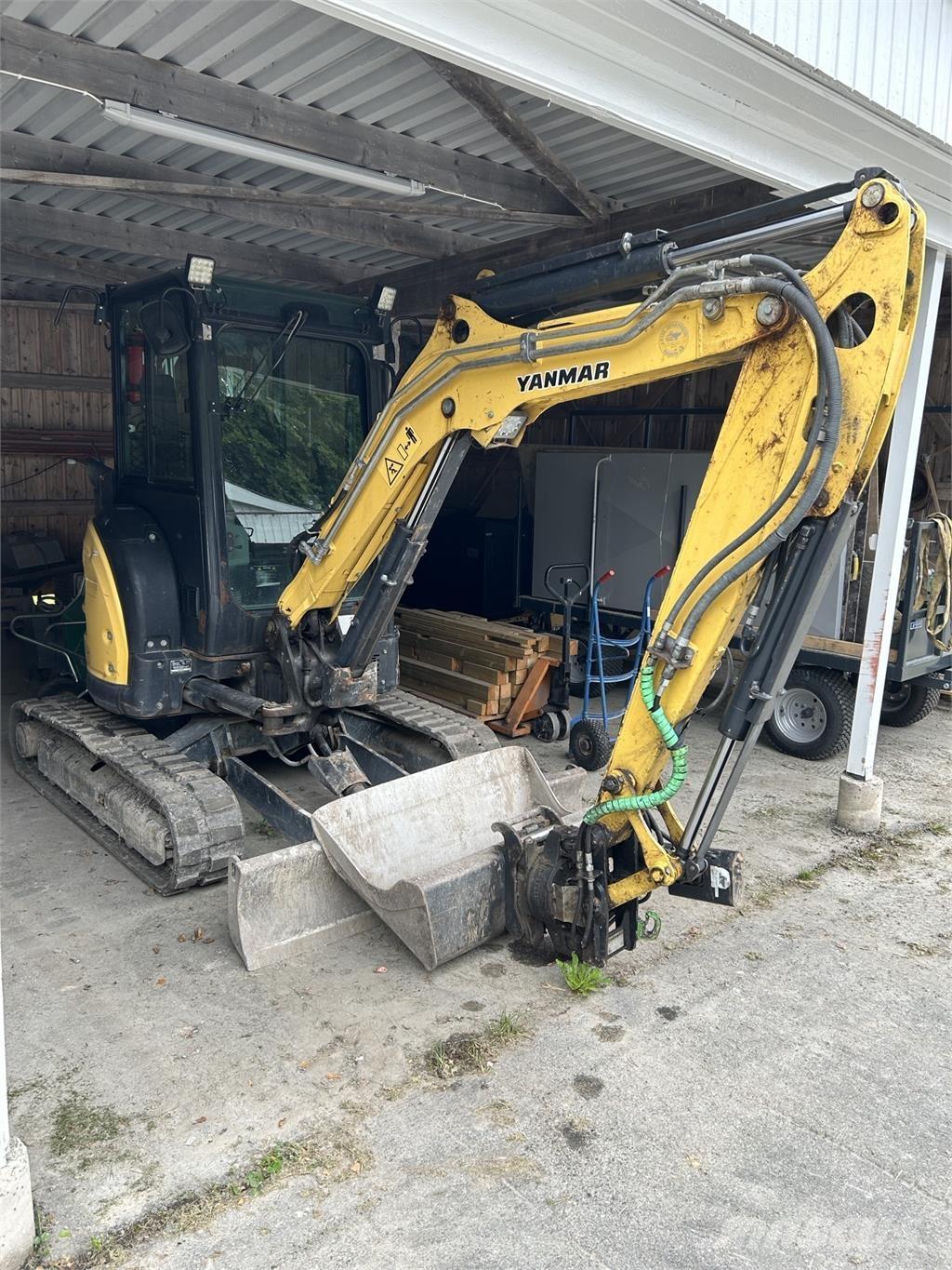 Yanmar VIO 38 GRÄVARE Hjullastere