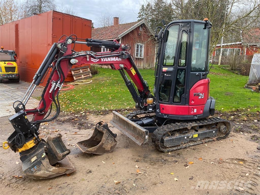 Yanmar VIO26 GRÄVARE Hjullastere