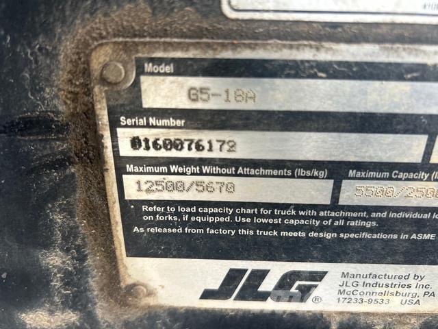 JLG G5-18 A Teleskoplastere