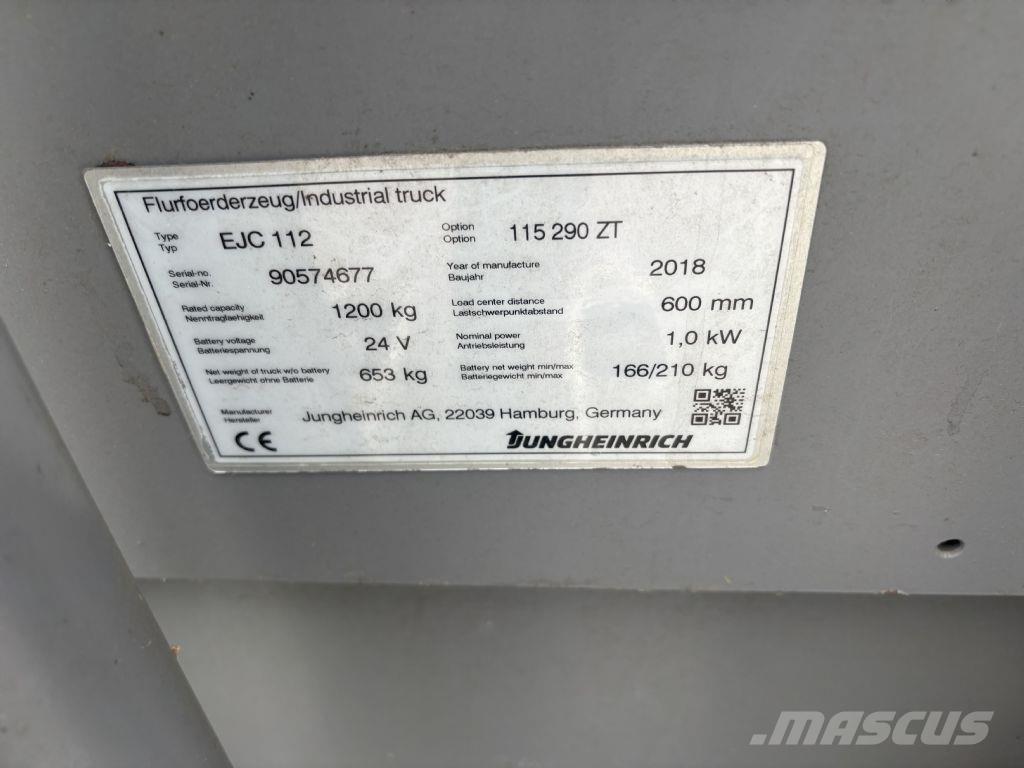 Jungheinrich EJC 112 Ledestablere