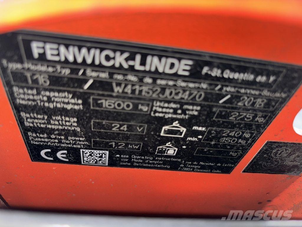 Linde T16 Lavtløftende truck
