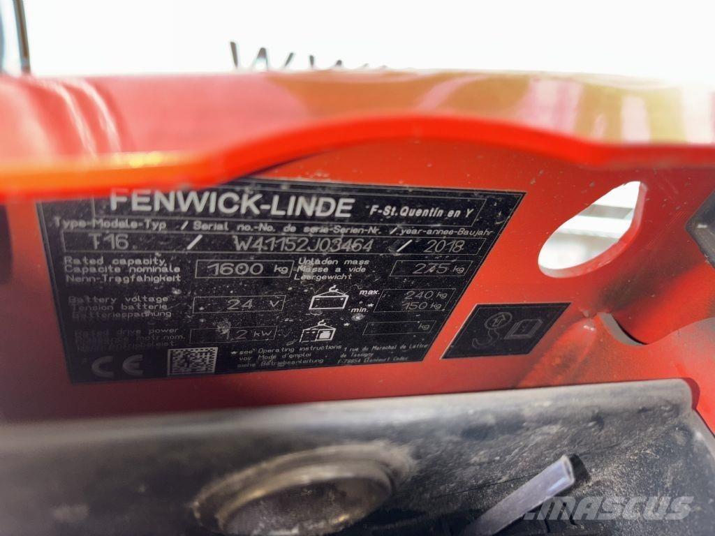 Linde T16 Lavtløftende truck