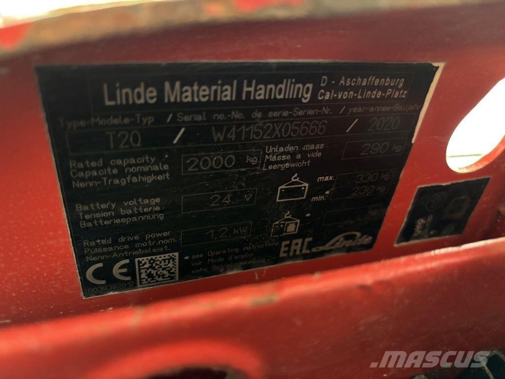 Linde T20 Lavtløftende truck