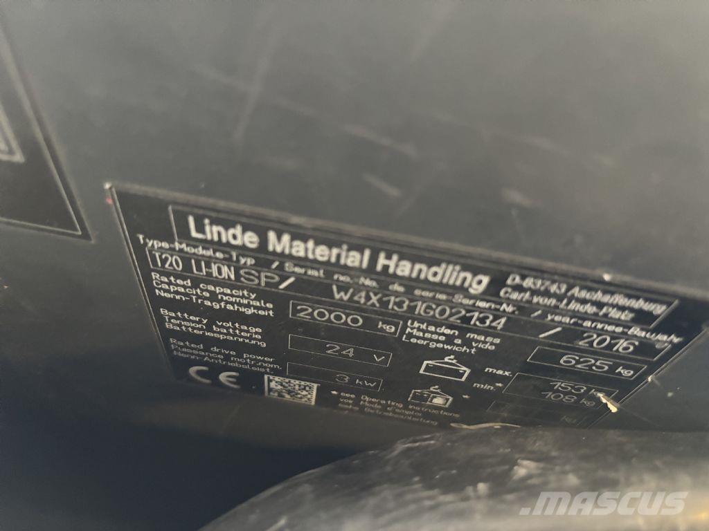 Linde T20 LI-ION SP Stablere
