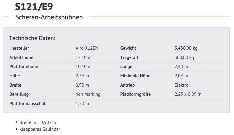 Airo X12EN Sakselifter