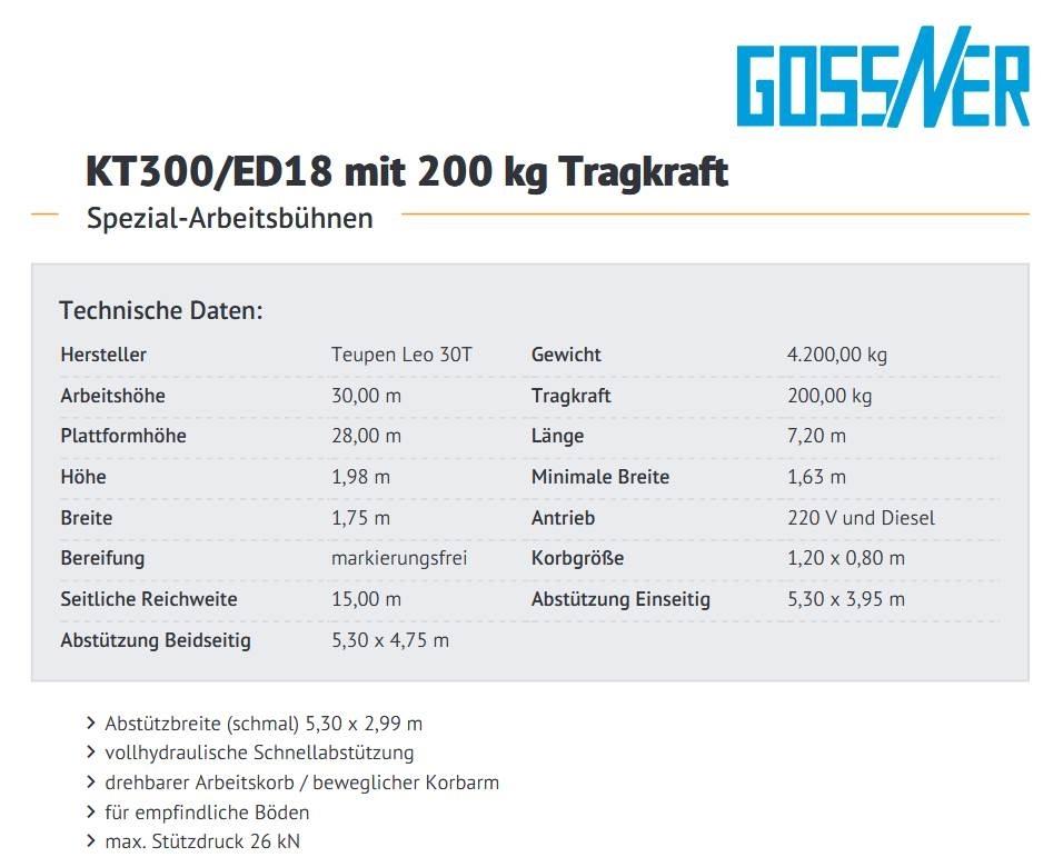 Teupen Leo 30 T Selvgående bomlifter