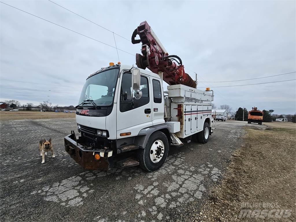 GMC T7500 Borrigg lastebilmontert