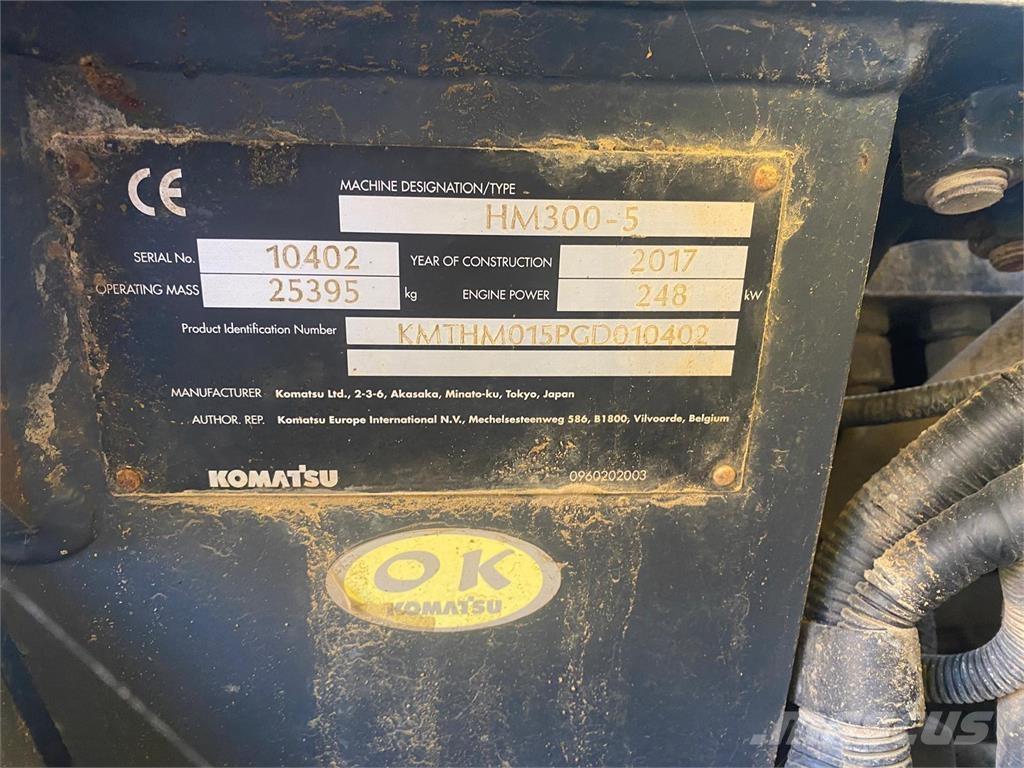 Komatsu HM300-5 Rammestyrte Dumpere