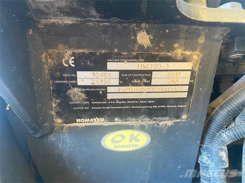 Komatsu HM300-5 Rammestyrte Dumpere