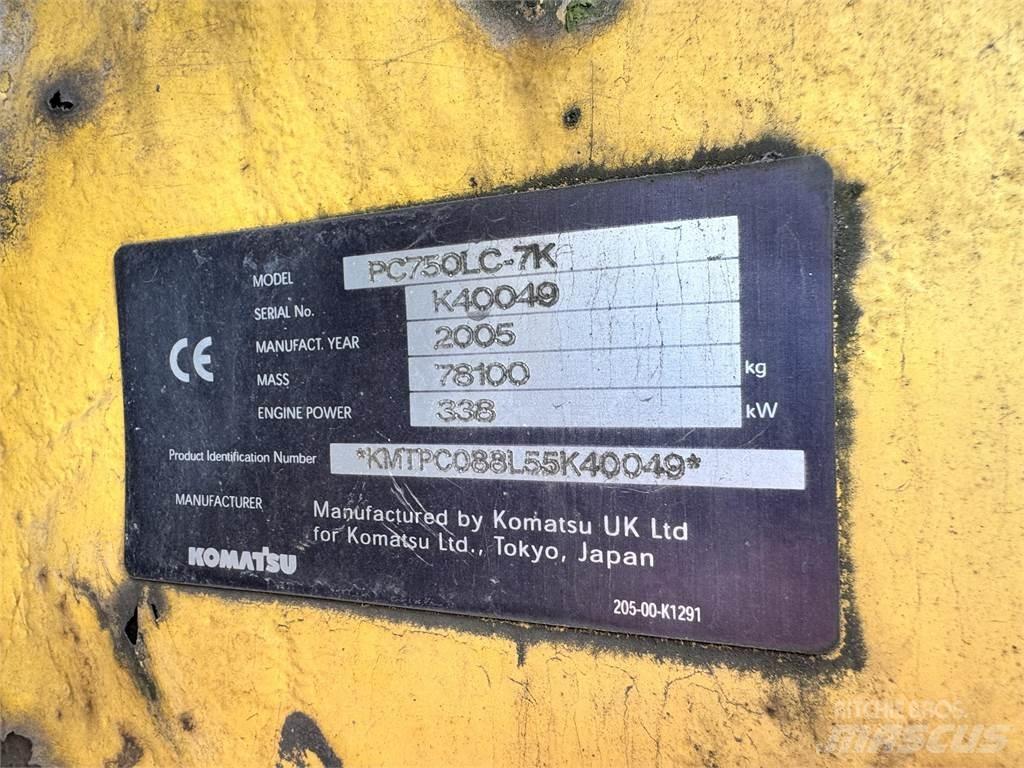 Komatsu PC750LC-7K Beltegraver