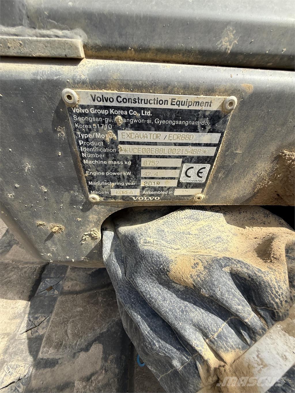 Volvo ECR88D Beltegraver