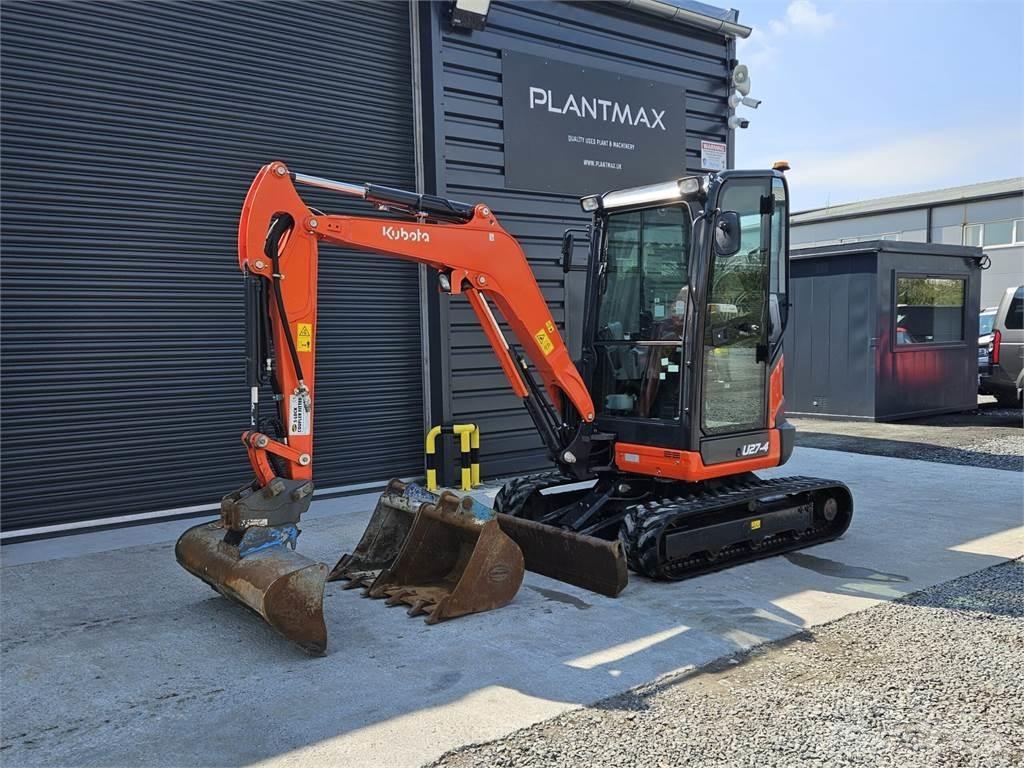 Kubota U27-4 Minigravere <7t
