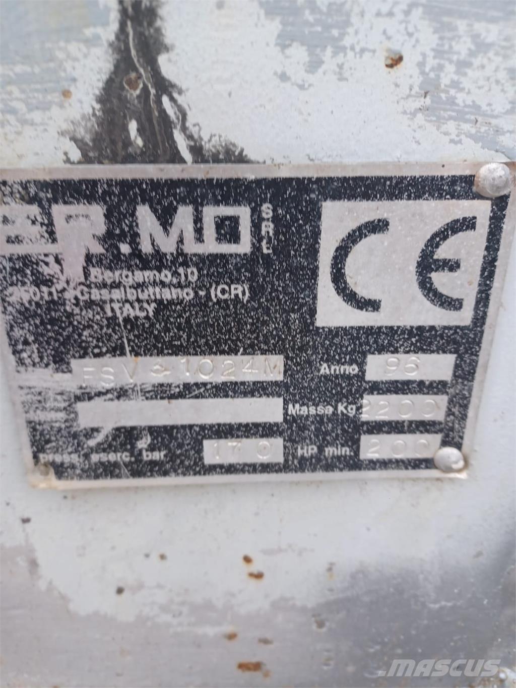 Ermo FSV 3 102 4M Landbruk - Annet