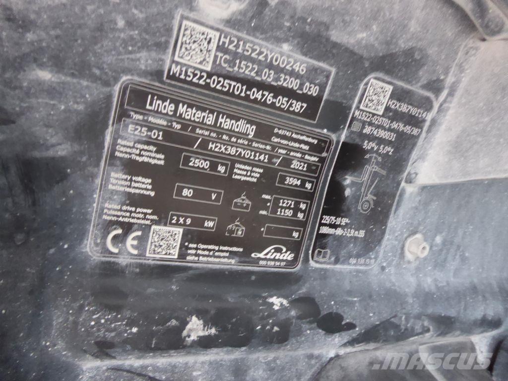 Linde E25-01 Elektriske trucker