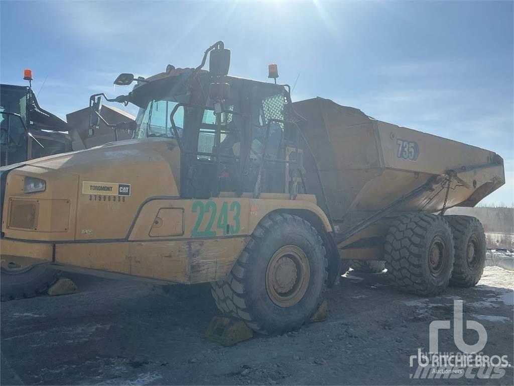 CAT 735 Rammestyrte Dumpere