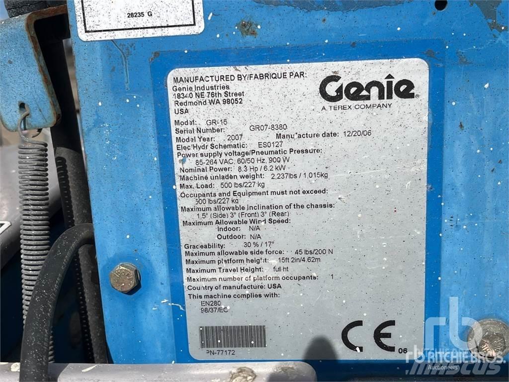Genie GR15 Leddede bomlifter