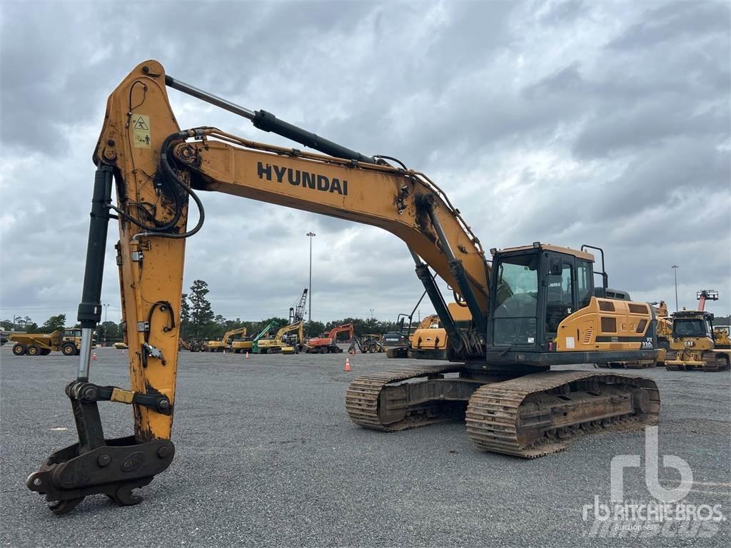 Hyundai HX330L Beltegraver