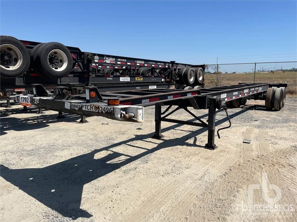  JDBER 40 ft T/A Containerchassis Semitrailere