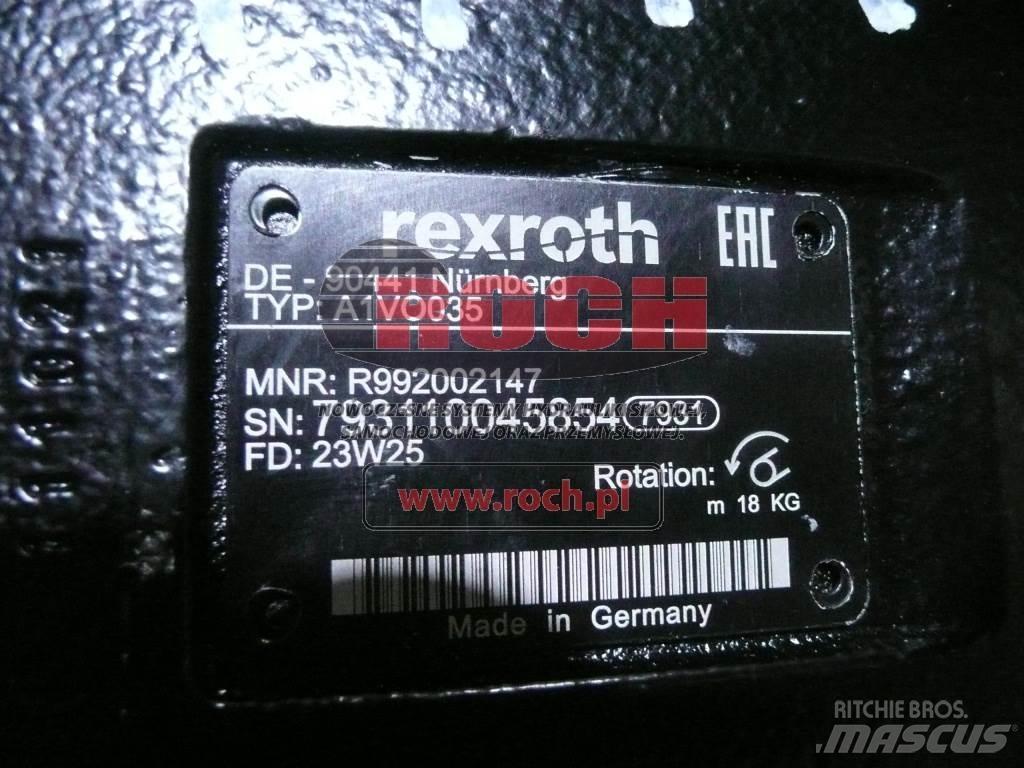 Rexroth L A1VO035 Hydraulikk