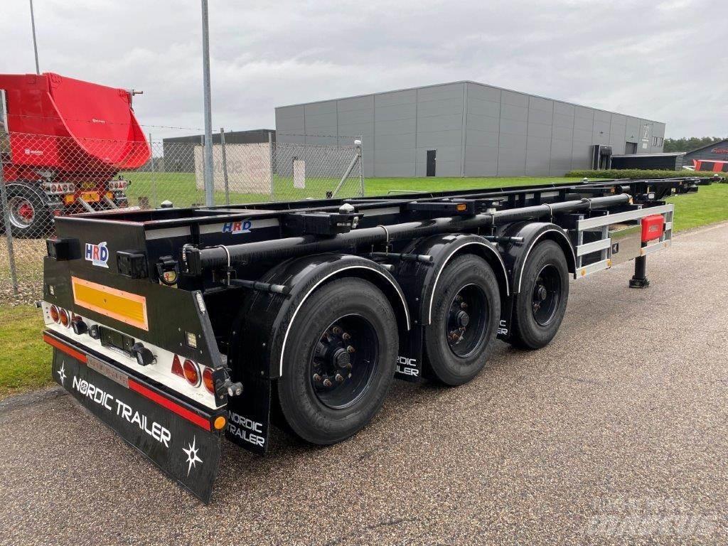 HRD 3-aks 20 + 30 ADR Containerchassis Semitrailere
