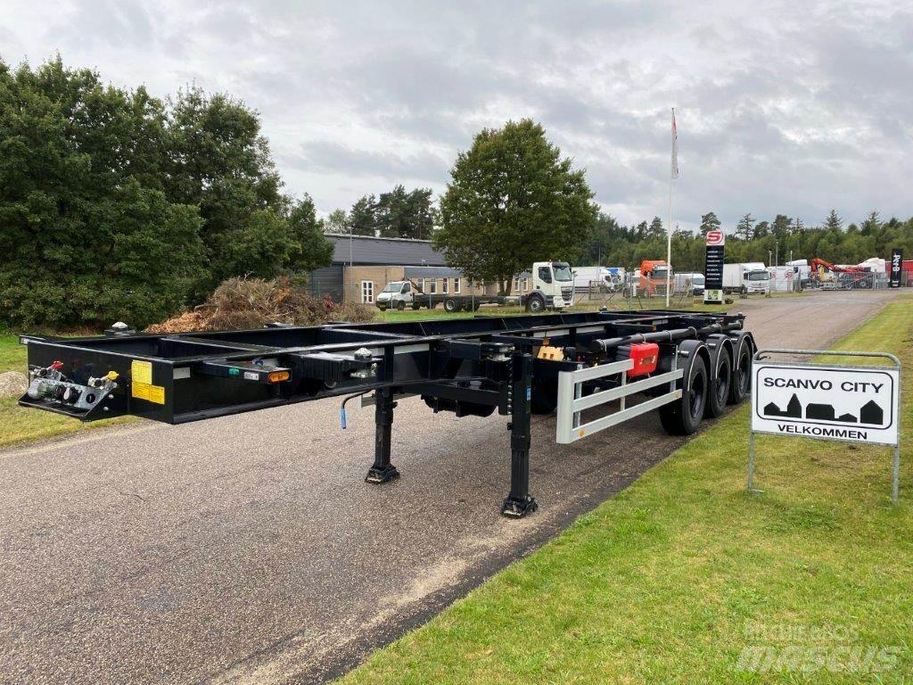 HRD 3-aks 20 + 30 ADR Containerchassis Semitrailere