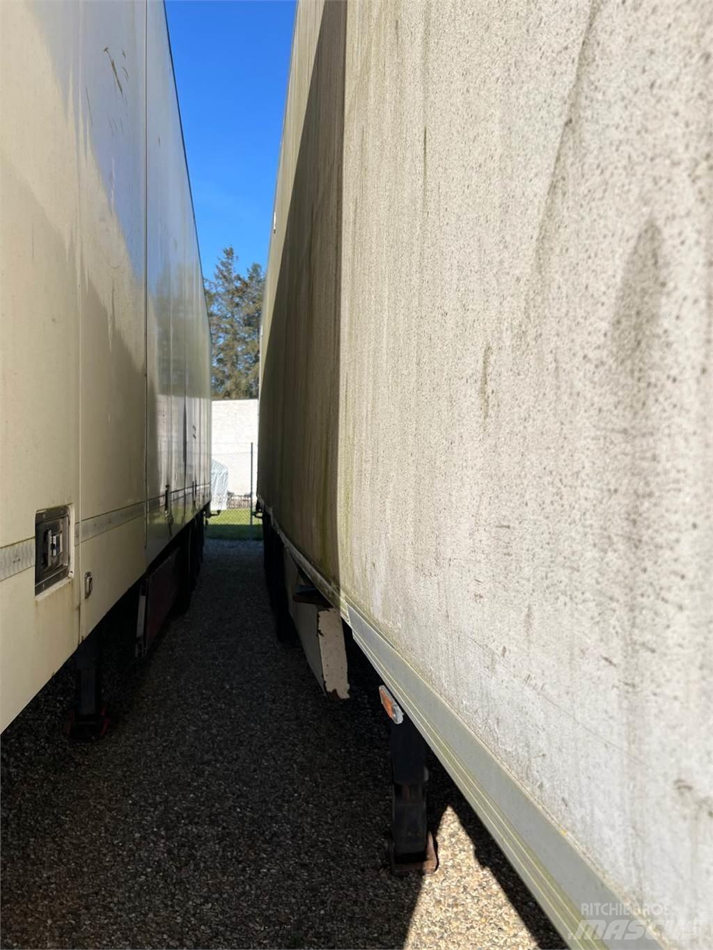 Krone 13,6 mtr boks Lettisolert skaptrailer