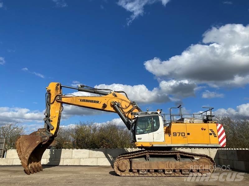 Liebherr R970 SHD Gravemaskiner for riving