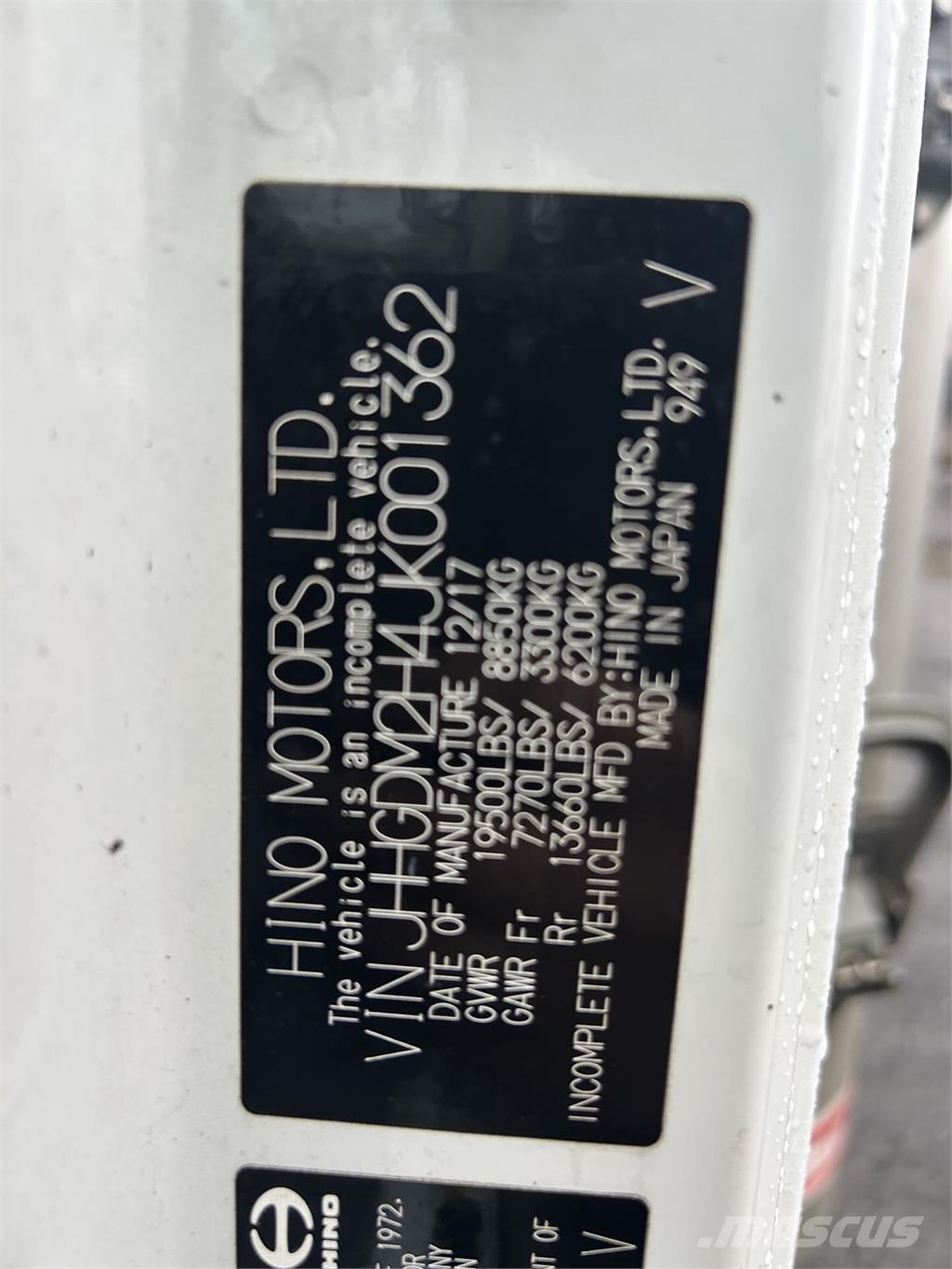 Hino 195 Skapbiler