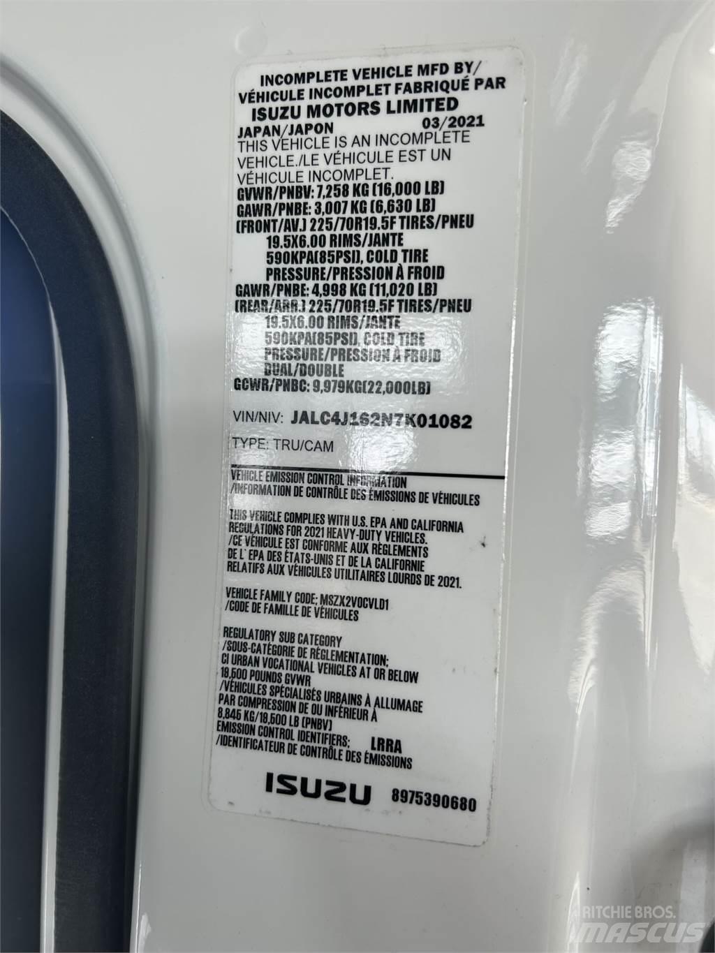 Isuzu NPR XD DC Skapbiler