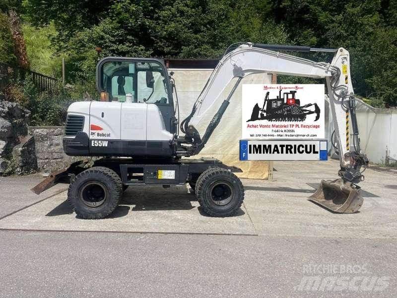 Bobcat E55W Hjulgravere