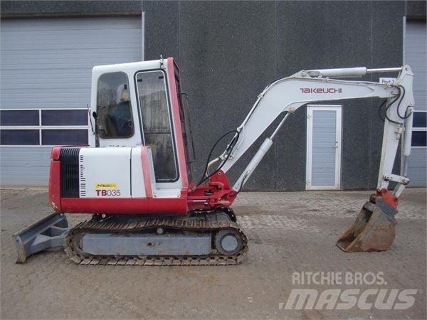 Takeuchi TB035 Minigravere <7t
