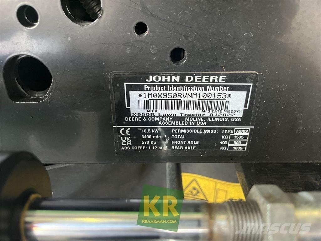 John Deere X950R Sitteklippere