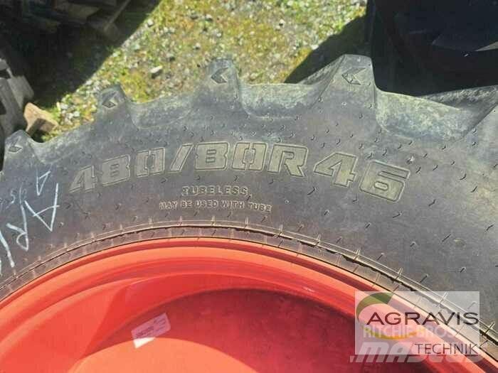  480/80R46 Dekk, hjul og felger