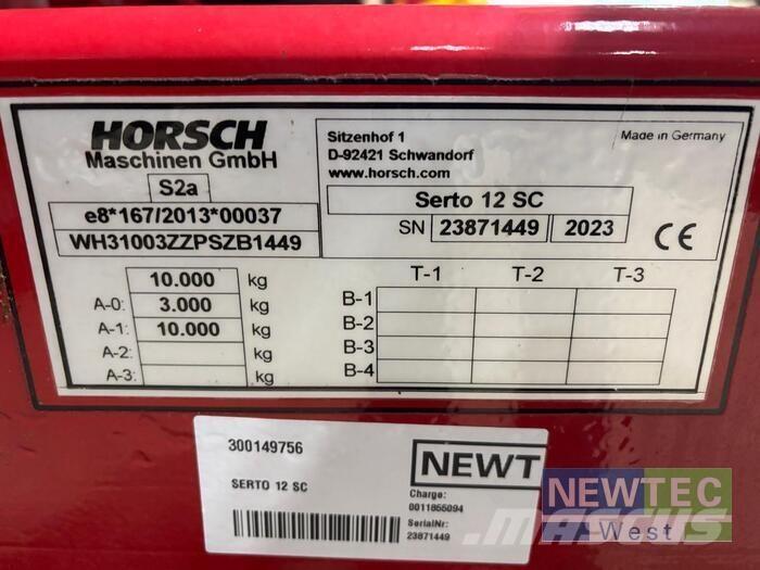 Horsch SERTO 12 SC Såmaskiner