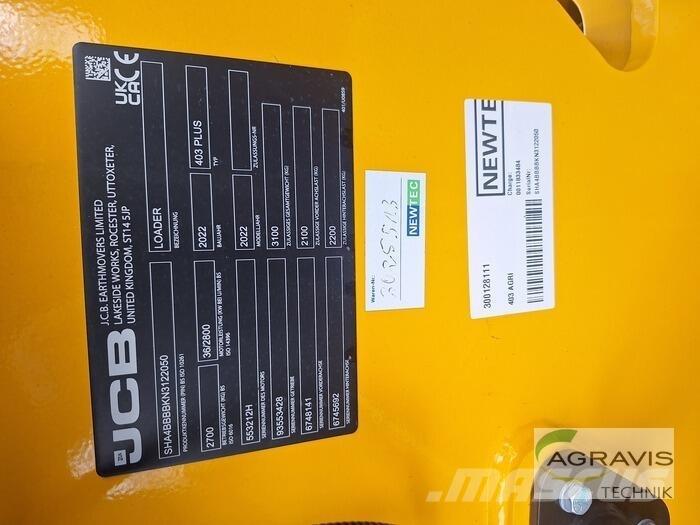 JCB 403 AGRI Hjullastere