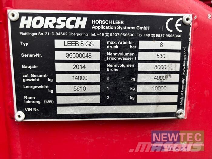  LEEB 8 GS Slepesprøyter