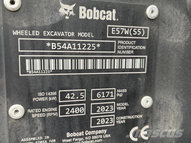 Bobcat E57W Hjulgravere