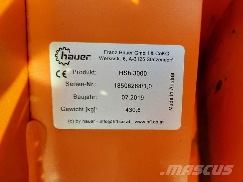 Hauer HSH 3000 Snøploger- og skjær