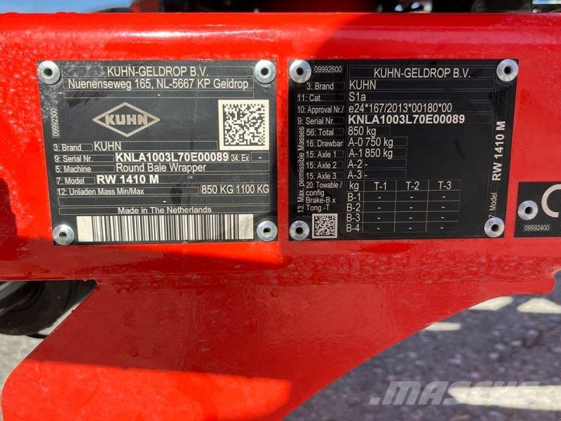 Kuhn RW 1410M Rundballepakker