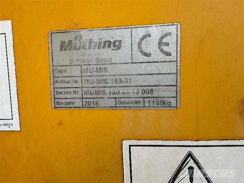 Müthing MU/MS-180 Rotorharver/ jordfresere