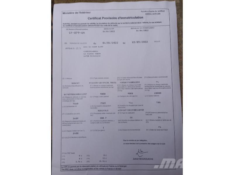 Bobcat TL38-70HF 135VR Anlegg - Annet