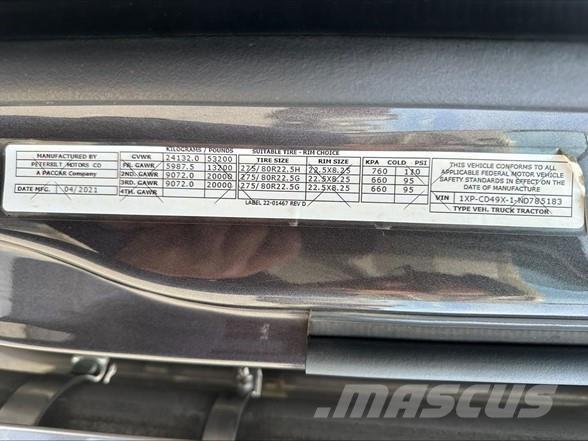 Peterbilt 567 Trekkvogner