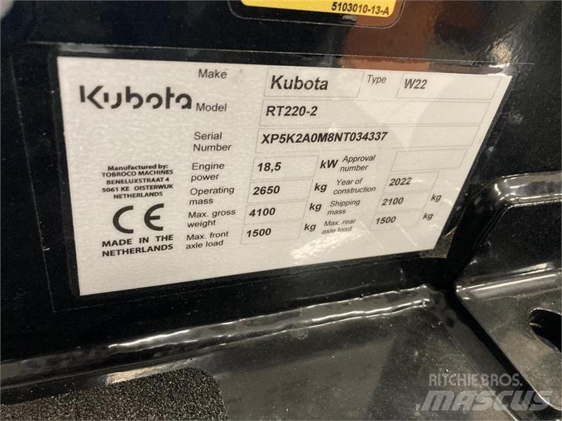 Kubota RT 220- 2 Minilastere