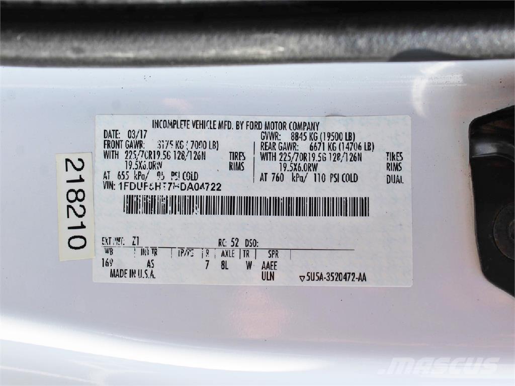 Ford F550 Kommunalt / generelt kjøretøy