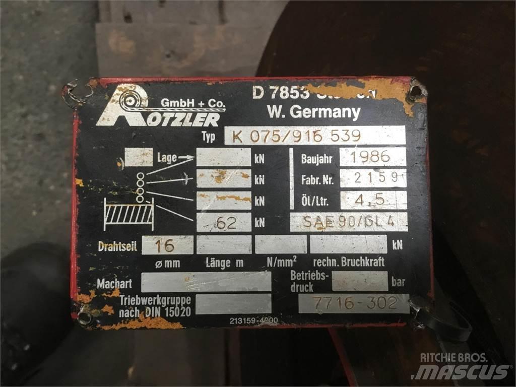 Faun RTF 30 winch Kran deler og utstyr