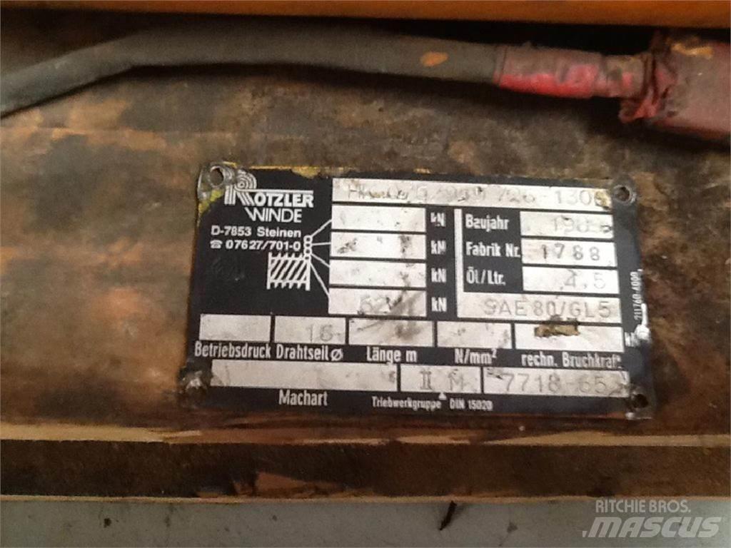 Faun RTF 30 winch Kran deler og utstyr