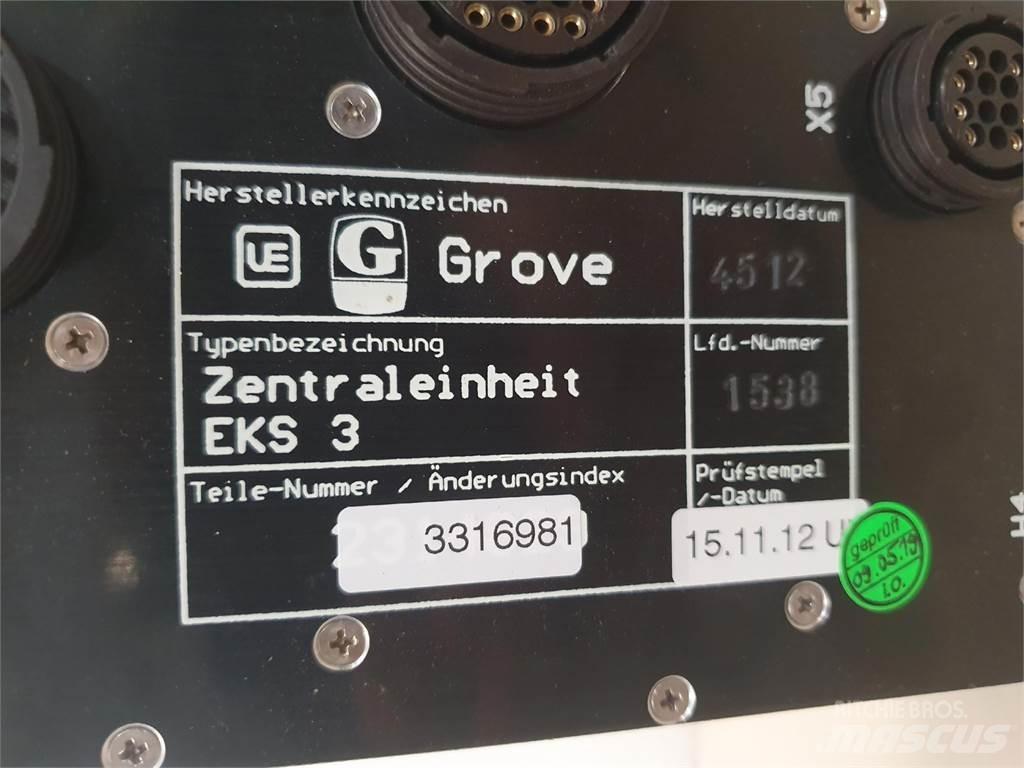 Grove EKS 3 LMB Kran deler og utstyr