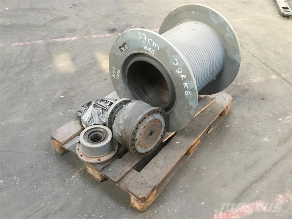 Krupp KMK 4070 winch Kran deler og utstyr