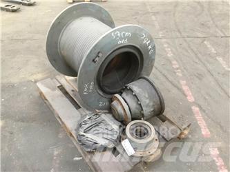 Krupp KMK 4070 winch Kran deler og utstyr